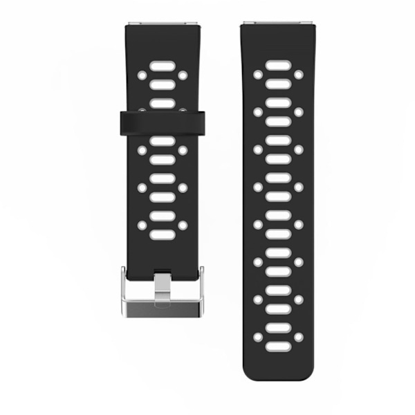 Fitbit Blaze Andningsbart silikon klockband - Svart grå Svart