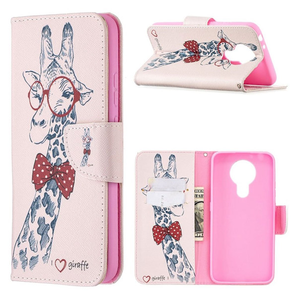 Wonderland Nokia 3.4 Flippetui - Sjiraff Multicolor