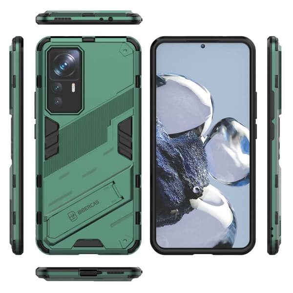 Støtsikkert hybriddeksel for Xiaomi 12T Pro - Grønn Green