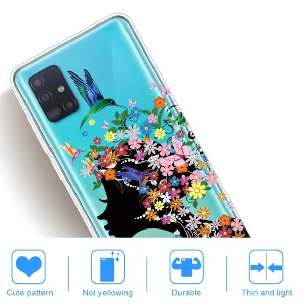 Deco Samsung Galaxy A71 kotelot - Kukallinen Kauneus Multicolor