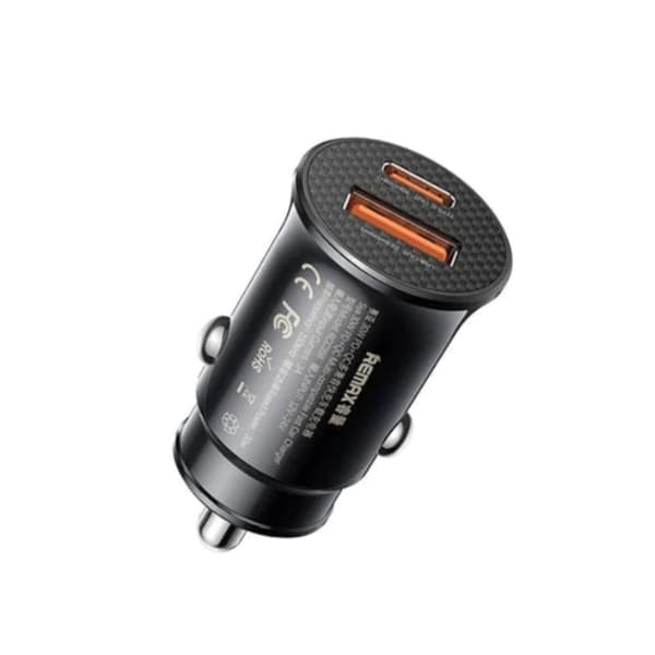 Siya Series 30W PD+QC hurtig biloplader RCC358 Black