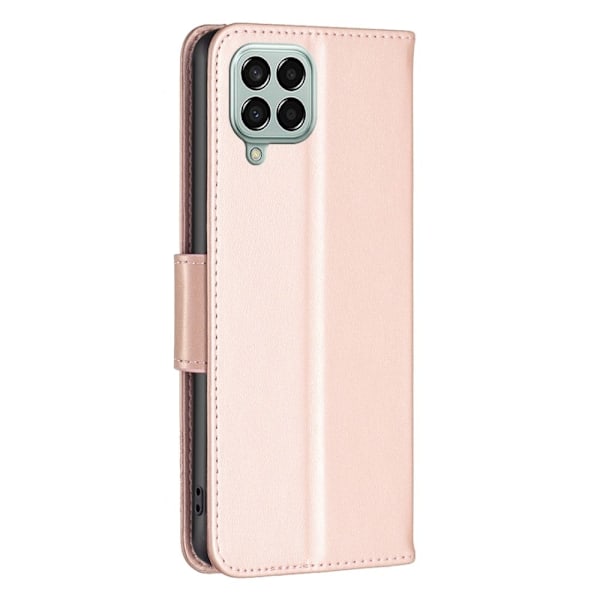 Butterfly läder Samsung Galaxy M33 5G fodral - Rosa Rosa