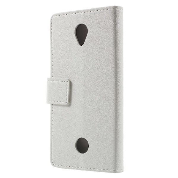 Acer Liquid Zest læder-etui m. indbygget stander - Hvid White