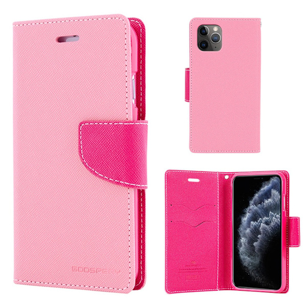 MERCURY Fancy Diary - IPhone 11 Pro - Pinkki Pink