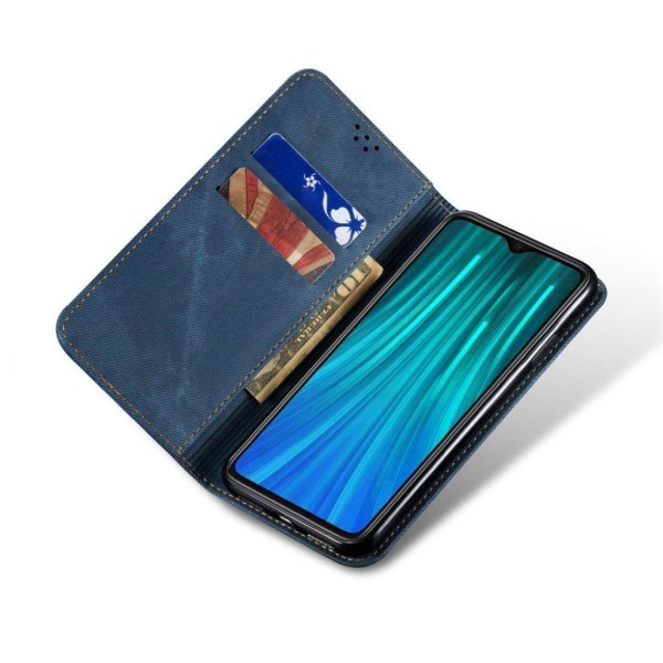 Jeans Xiaomi Redmi Note 8 Flip kotelot - Sininen Blue