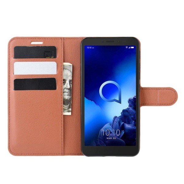 Classic Alcatel 1v (2019) etui – Brun Brown