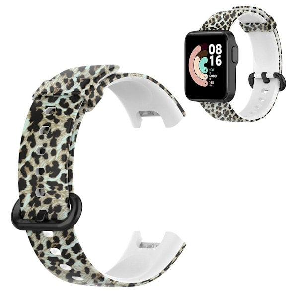 Xiaomi Mi Watch Lite / Redmi Watch pattern silicone watch band - Leopard Print multifärg