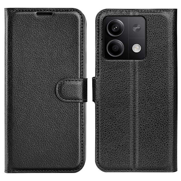 Klassisk Xiaomi Redmi Note 13 Flip Etui - Sort Black