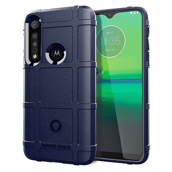 Rugged Shield Motorola Moto G8 Play skal - Blå Blå