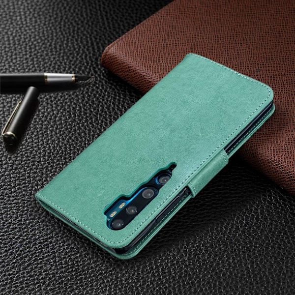 Butterfly Xiaomi Mi CC9 Pro / Mi Note 10 / Mi Note 10 Pro flip case - Grønn Green