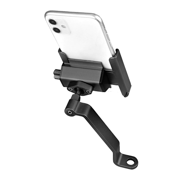 Universal holder til cykeltelefon - Bakspejl / Sort Black
