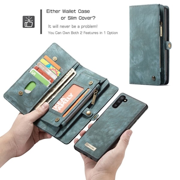 CaseMe Samsung Galaxy Note 10 2in1 Etui - Grøn Green