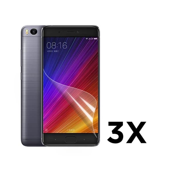 3 pk. Skjermbeskytter for Xiaomi Mi 5S Transparent