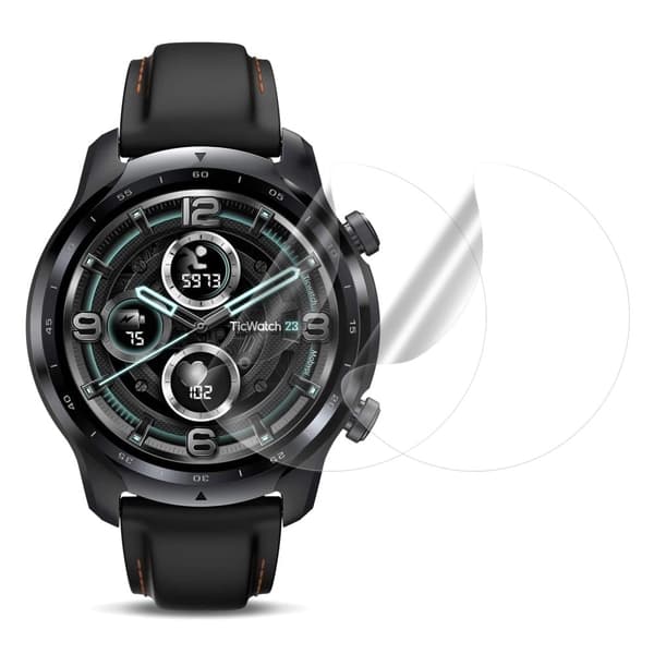 2Pcs Ticwatch Pro 3 HD klar skærmbeskyttelse Transparent