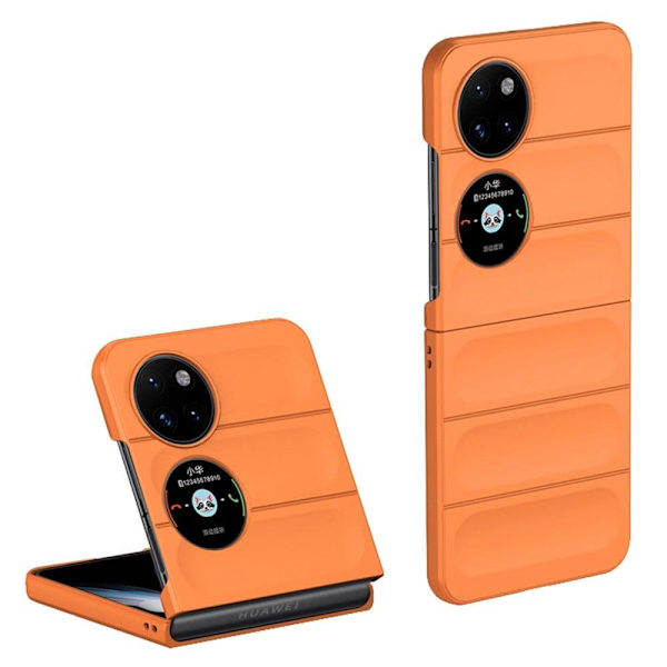 Mjukt greppformat Huawei P50 skal - Orange Orange