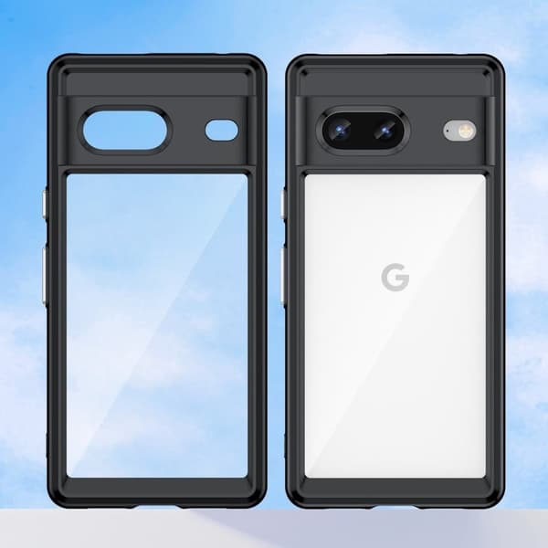 Google Pixel 7 älykäs akryylikansi - Musta Black