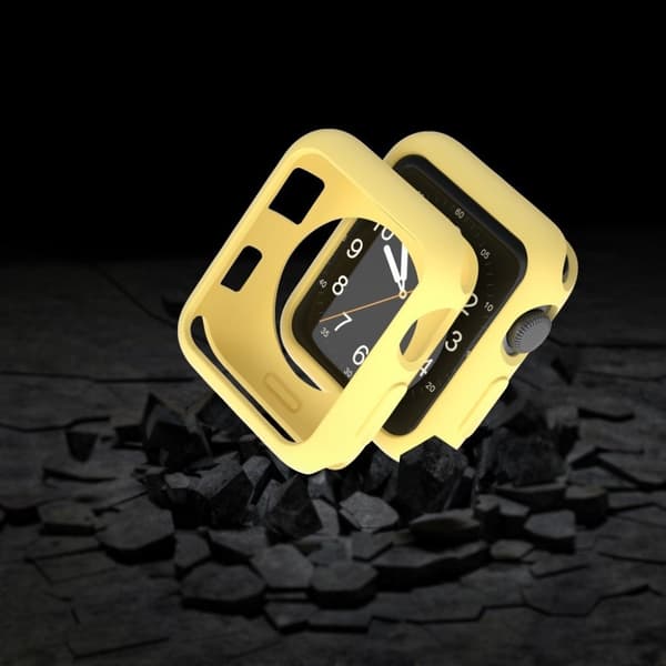 Apple Watch Series 3/2/1 42mm robust case - Gul Yellow