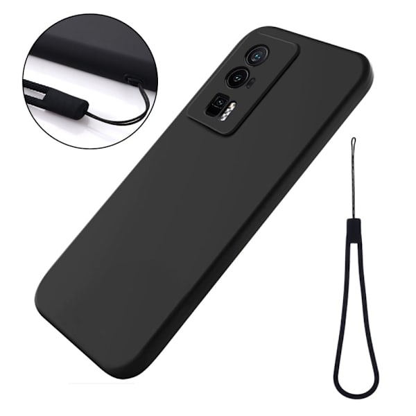 Matte Liquid silikone cover til - Sort Black