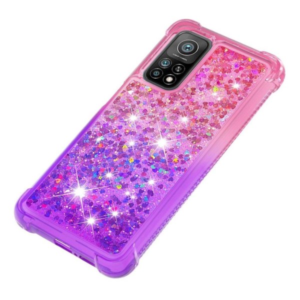 Princess Xiaomi Mi 10T Pro 5G / Xiaomi Mi 10T 5G cover - Lyserød + Lilla Multicolor