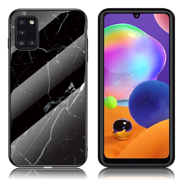 Fantasy Marble Samsung Galaxy A31 kuoret - Musta Black