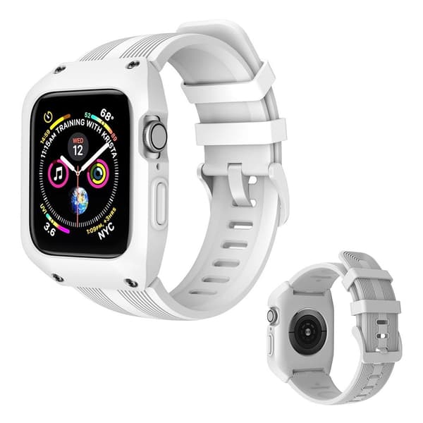 Apple Watch Series 3/2/1 42mm silikone Urrem - Hvid White