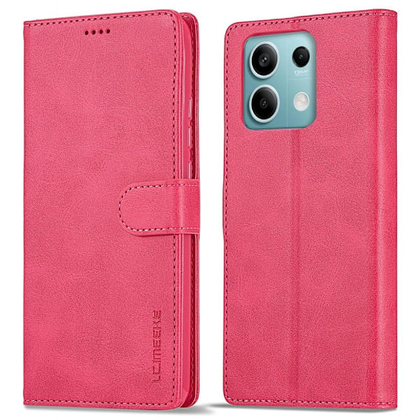 LC.IMEEKE Xiaomi Redmi Note 13 flip case - Ruusu Pink