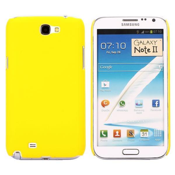 Hard Shell (Gul) Samsung Galaxy Note 2 Cover Yellow