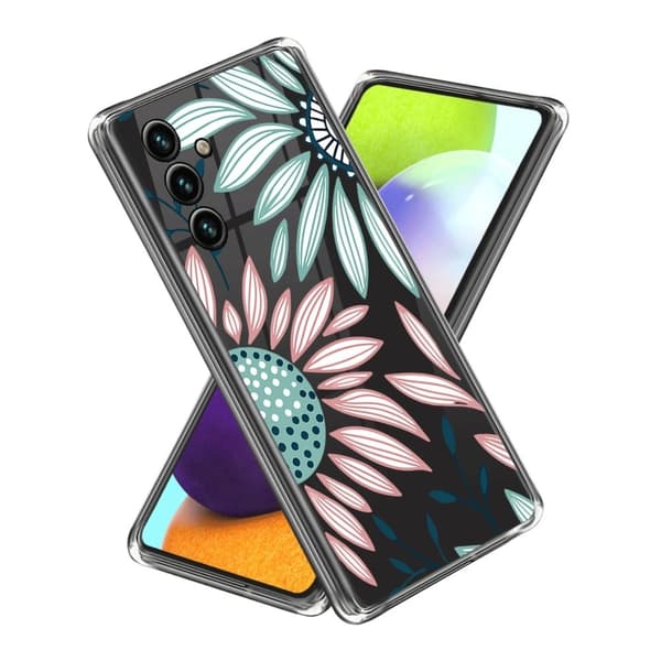 Deco Samsung Galaxy A35 skal - Solros Grön