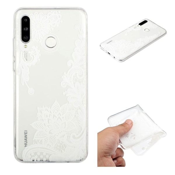 Deco Samsung Galaxy M20 skal - Spetsblomma Transparent