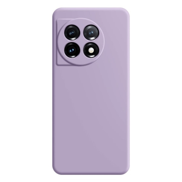 Avfasat gummerat anti-droppskydd för OnePlus 11 - Lila Lila