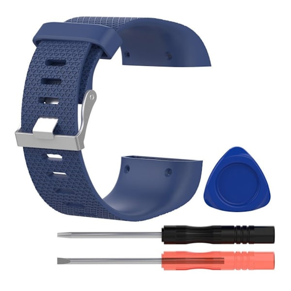 Fitbit Surge trendikäs ranneke - Tummansininen koko L Blue