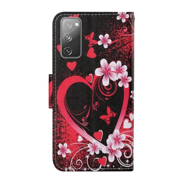 Wonderland Samsung Galaxy S20 FE 5G / S20 Fe Flip Etui - Hjerte Red