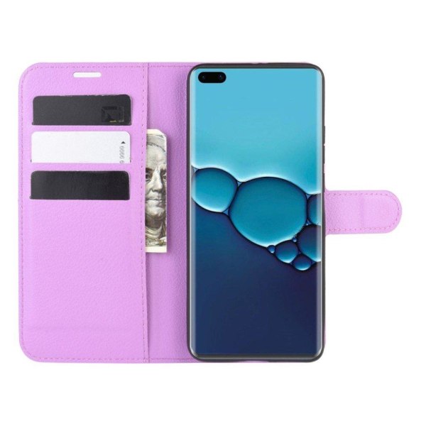 Classic Huawei P40 flip kotelot - Pinkki Purple