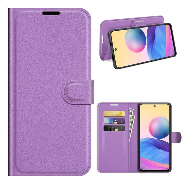 Classic Xiaomi Redmi Note 10 5G Flippetui - Lilla Purple