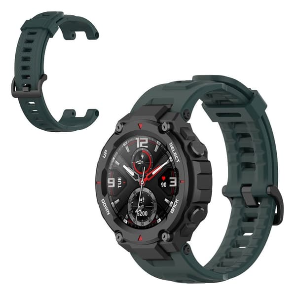Amazfit T-Rex silikon klockarmband - Dark grön Grön