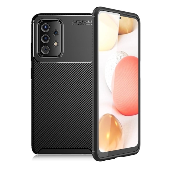 Carbon Shield Samsung Galaxy A72 5G Etui - Svart Black