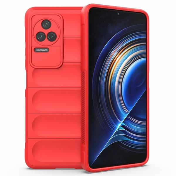 Mjukt greppformat Xiaomi Redmi K50 / Xiaomi Redmi K50 Pro skal - Röd Röd