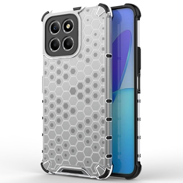 Bofink Honeycomb Honor X8 Etui - Grå Silver grey