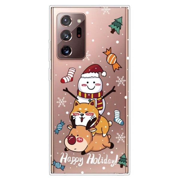 Christmas Samsung Galaxy Note 20 Ultra fodral - Happy Holiday multifärg