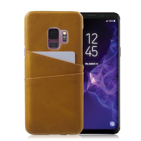 G-CASE Samsung Galaxy S9 PU læder etui - Gul Yellow