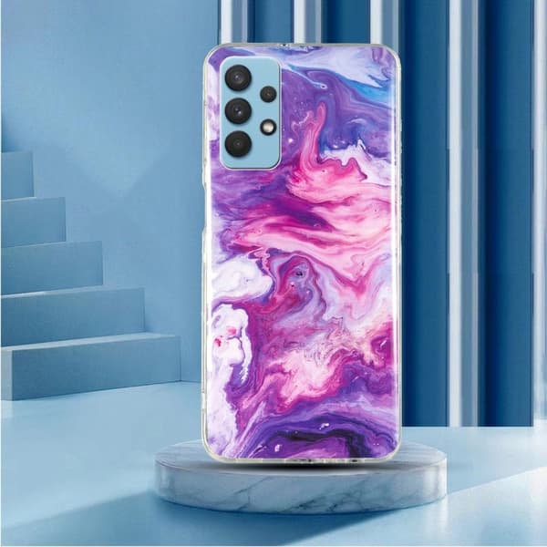 Marble Samsung Galaxy M32 5G / A32 5g Suojakotelo - Punainen Multicolor