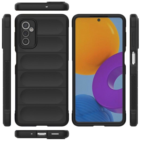 Mjukt greppformat Samsung Galaxy M52 5G skal - Vit Vit