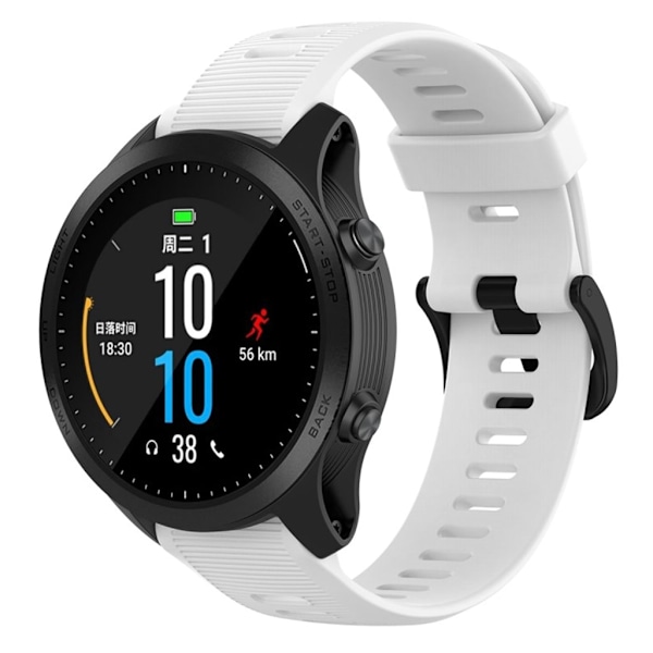 Garmin Forerunner 945 / 935 / Fenix 5 silikoninen ranneke - Valkoinen White