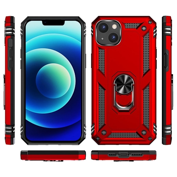 Bofink Combat iPhone 14 skal - Röd Röd