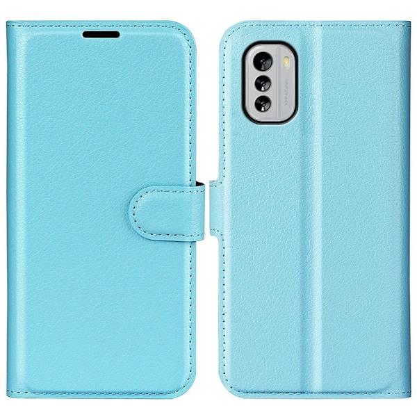 Klassisk Nokia G60 Flip Etui - Blå Blue
