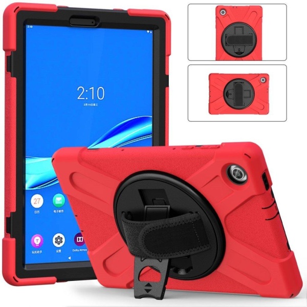 Lenovo Tab M10 FHD Plus 360 swivel silicone case - Red Red