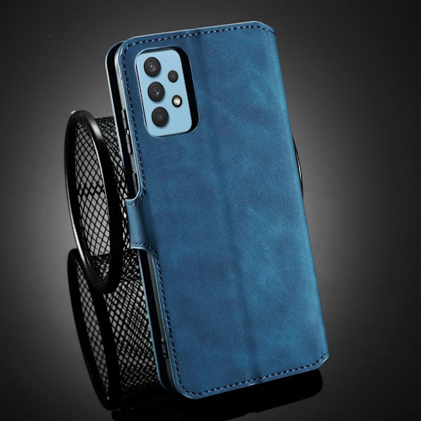 DG.Ming Samsung Galaxy A32 Retro Etui - Blå Blue