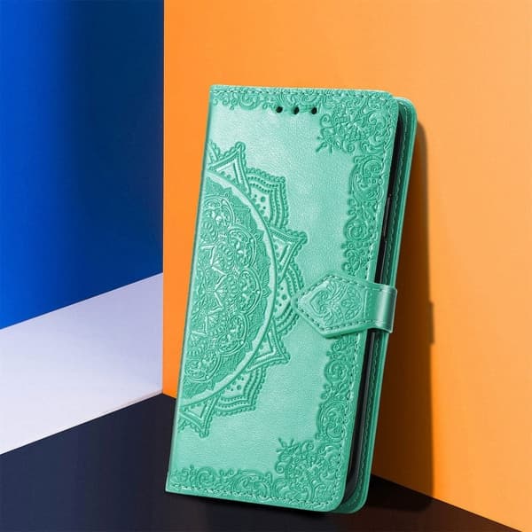 Mandala Google Pixel 5a Flippetui - Grønn Green