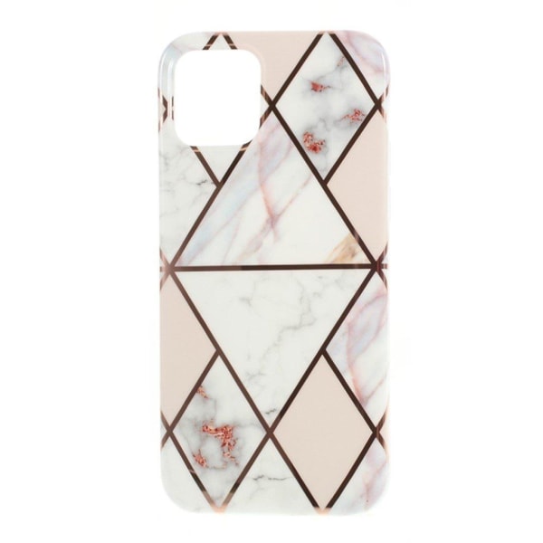 Marble design iPhone 12 Pro / iPhone 12 kotelot - Valkoinen White