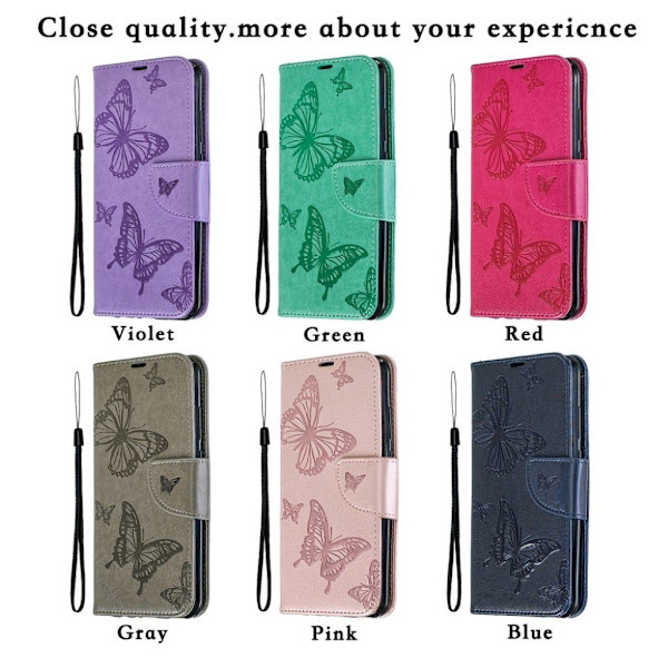 Butterfly Huawei P Smart 2019 etiu - Grå Silver grey